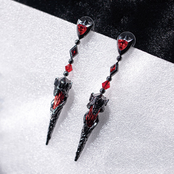Love and Deep Space Beyond Cloudfall Set Scarlet Passion Earrings Cosplay Accessory Prop