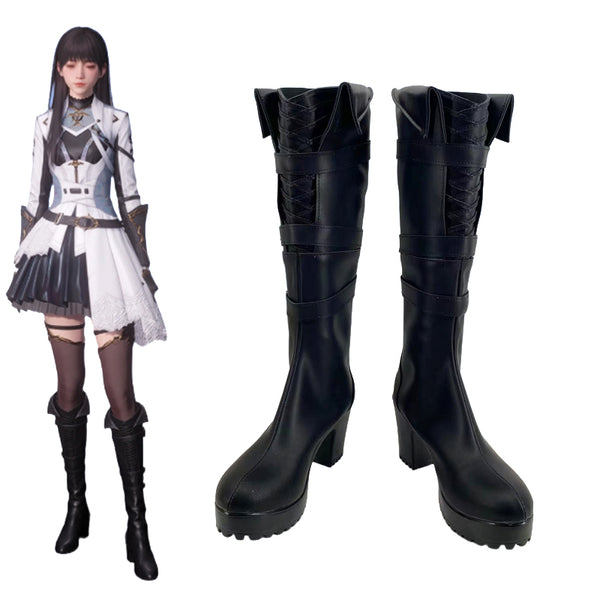 Love and Deep Space Protagonist Nightwalker Outfit Shoes Cosplay Boots