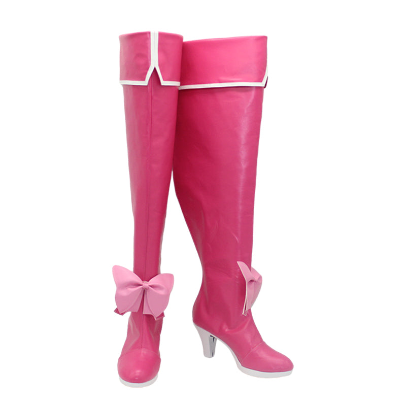 Mahou Shoujo ni Akogarete Gushing over Magical Girls Looking Up To Magical Girls Hanabishi Haruka Magia Magenta Shoes Cosplay Boots