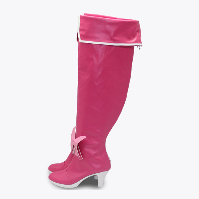 Mahou Shoujo ni Akogarete Gushing over Magical Girls Looking Up To Magical Girls Hanabishi Haruka Magia Magenta Shoes Cosplay Boots