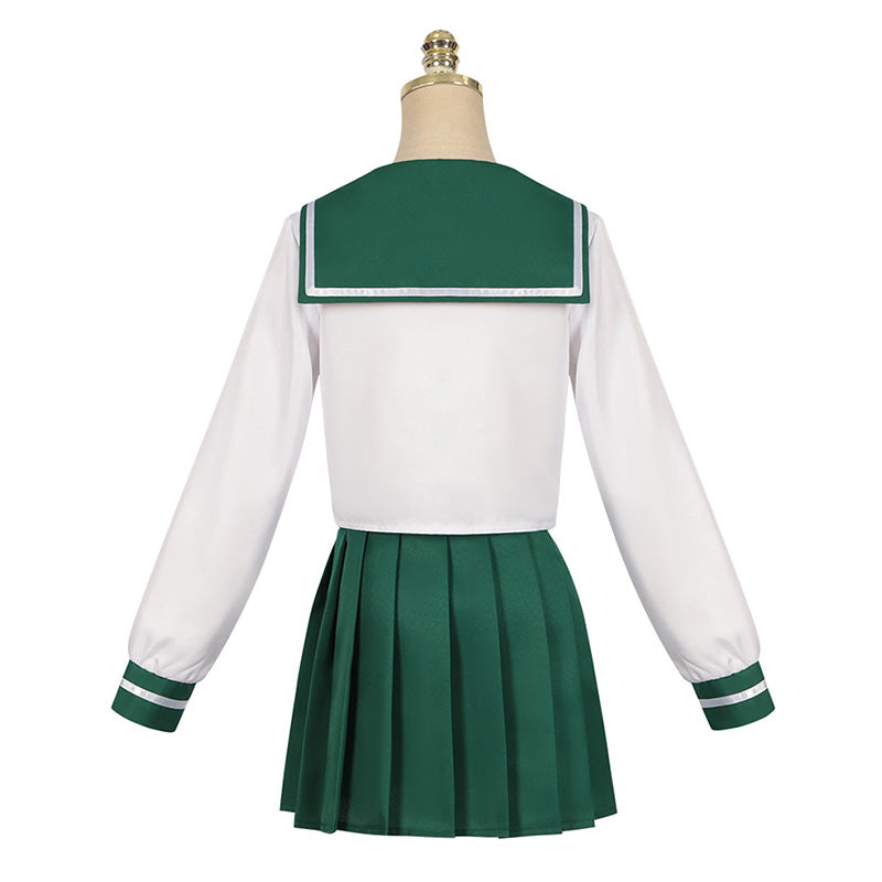 Mahou Shoujo ni Akogarete Gushing over Magical Girls Looking Up To Magical Girls Hanabishi Haruka School Uniforms Cosplay Costume