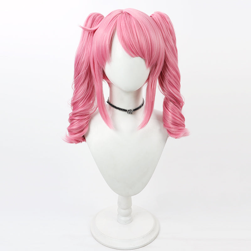 Mahou Shoujo ni Akogarete Gushing over Magical Girls Looking Up To Magical Girls Haruka Hanabishi Magia Magenta Cosplay Wig