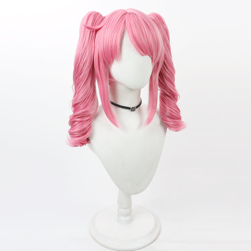 Mahou Shoujo ni Akogarete Gushing over Magical Girls Looking Up To Magical Girls Haruka Hanabishi Magia Magenta Cosplay Wig