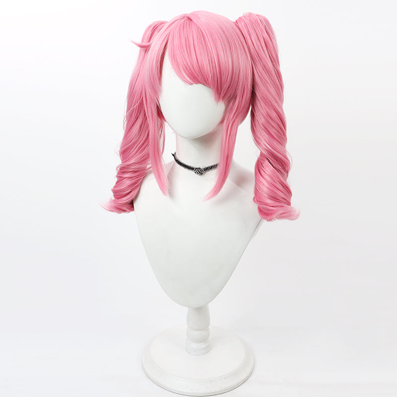 Mahou Shoujo ni Akogarete Gushing over Magical Girls Looking Up To Magical Girls Haruka Hanabishi Magia Magenta Cosplay Wig