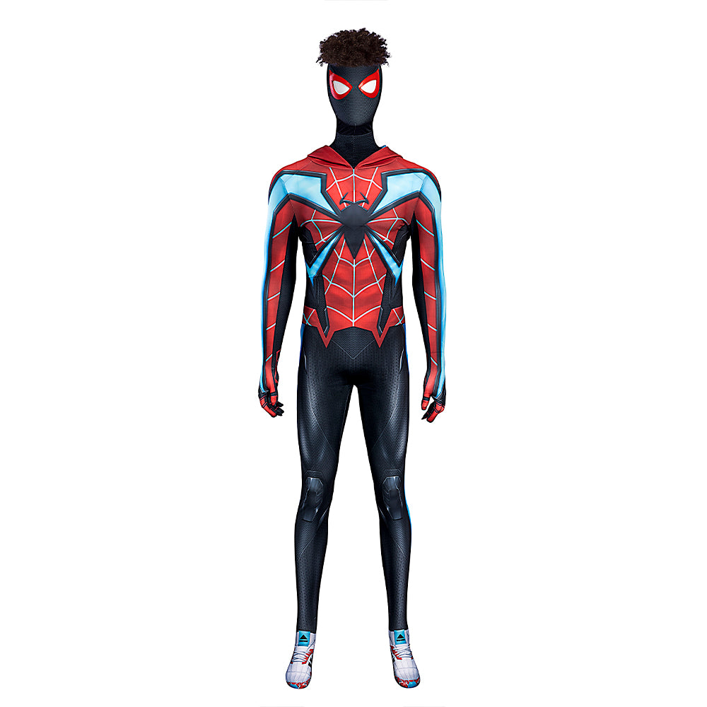 Marvel PS5 Spider-Man Evolved Suit Cosplay Costume