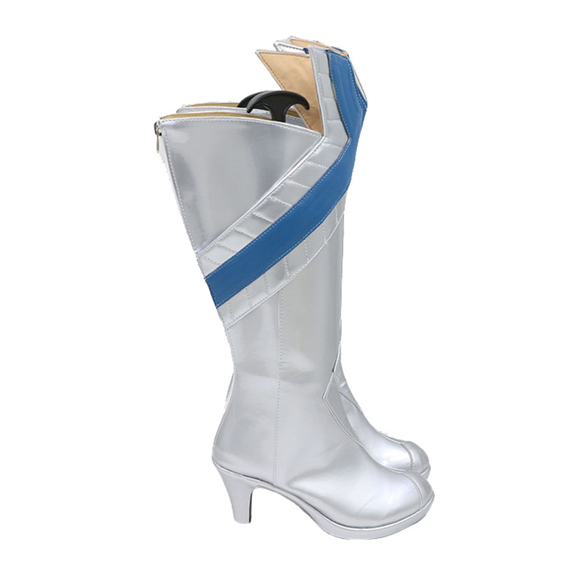 Marvel Rivals Emma Frost Shoes Cosplay Boots