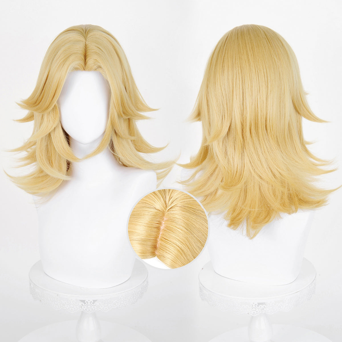 Marvel Rivals Invisible Woman Cosplay Wig