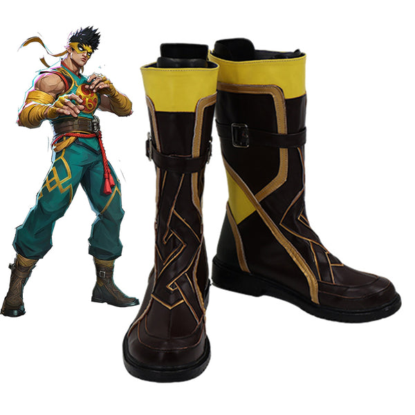 Marvel Rivals Iron Fist Shoes Cosplay Boots
