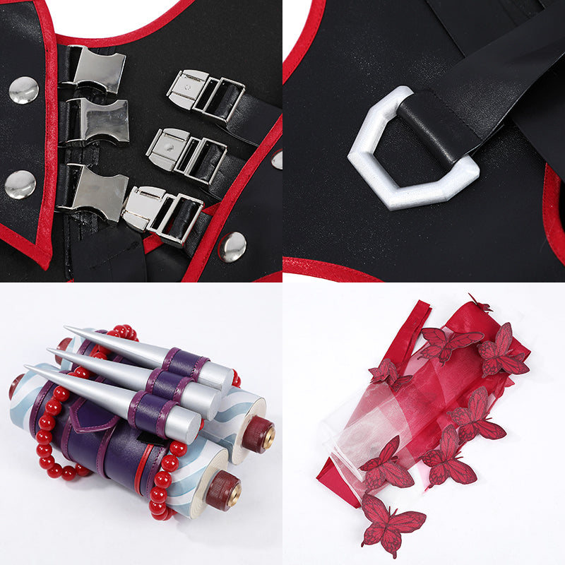Marvel Rivals Psylocke Blood Kariudo Cosplay Costume