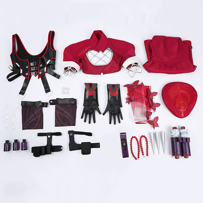 Marvel Rivals Psylocke Blood Kariudo Cosplay Costume