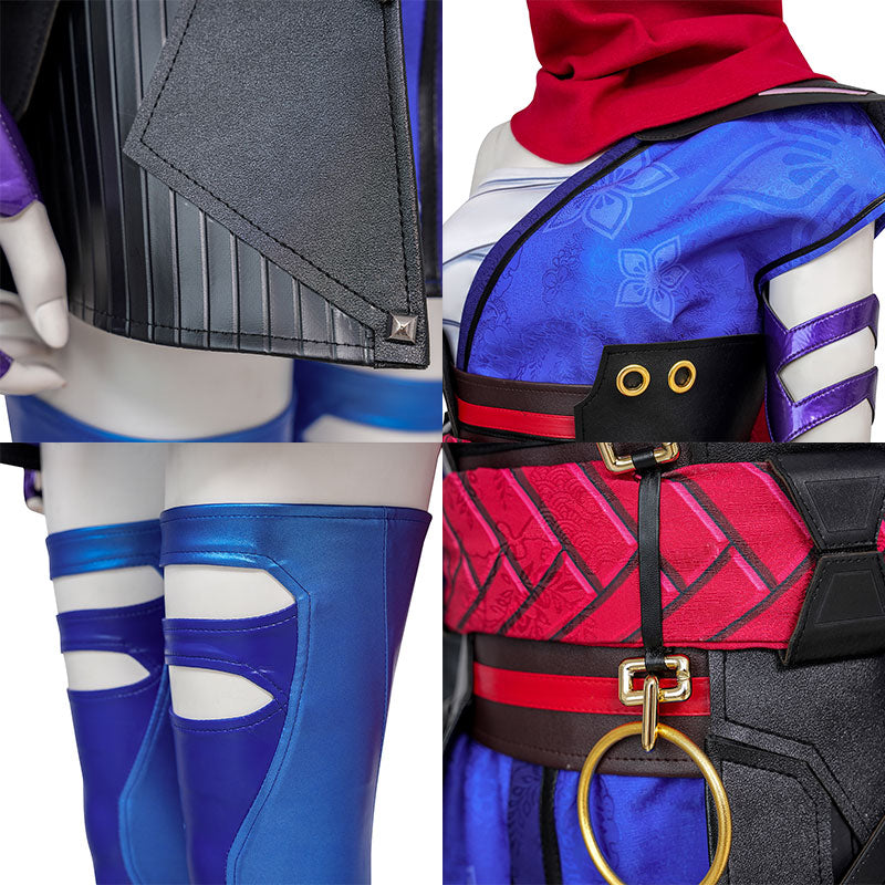 Marvel Rivals Psylocke Cosplay Costume(Shoes and sword not included)