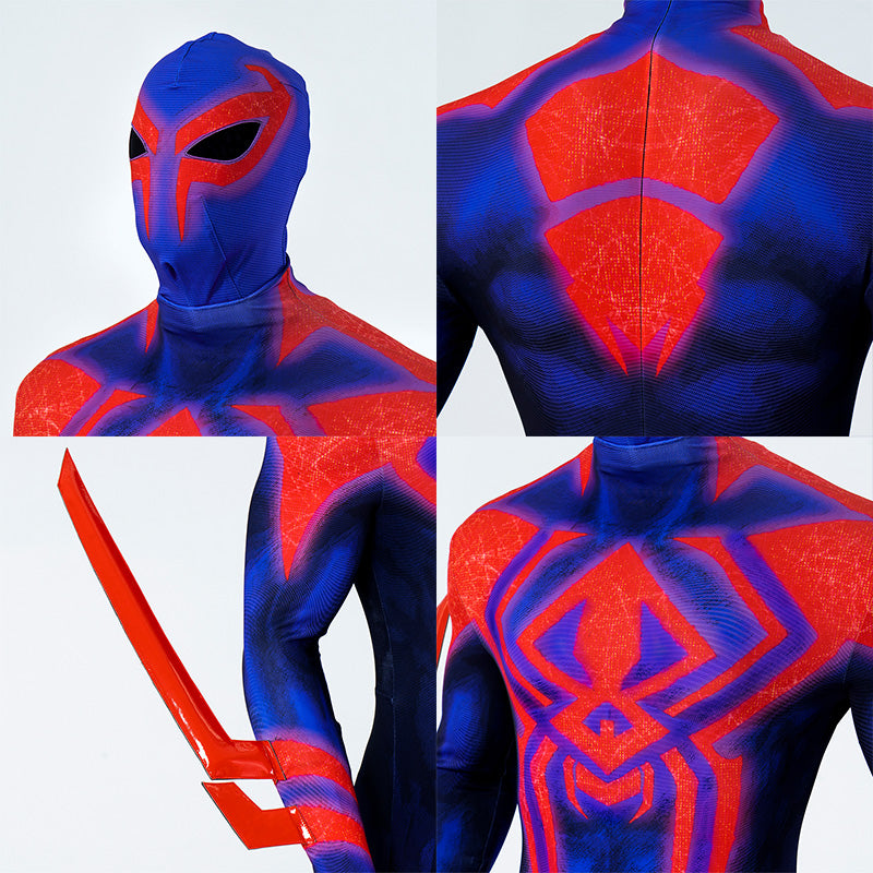 Marvel Spider-Man: Across The Spider-Verse Miguel O'Hara Spider-Man 2099 Cosplay Costume