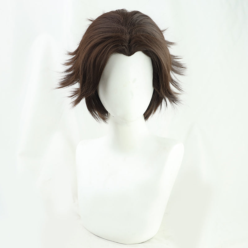 Marvel Spider-Man: Across The Spider-Verse Miguel O'Hara Spider-Man 2099 Brown Cosplay Wig