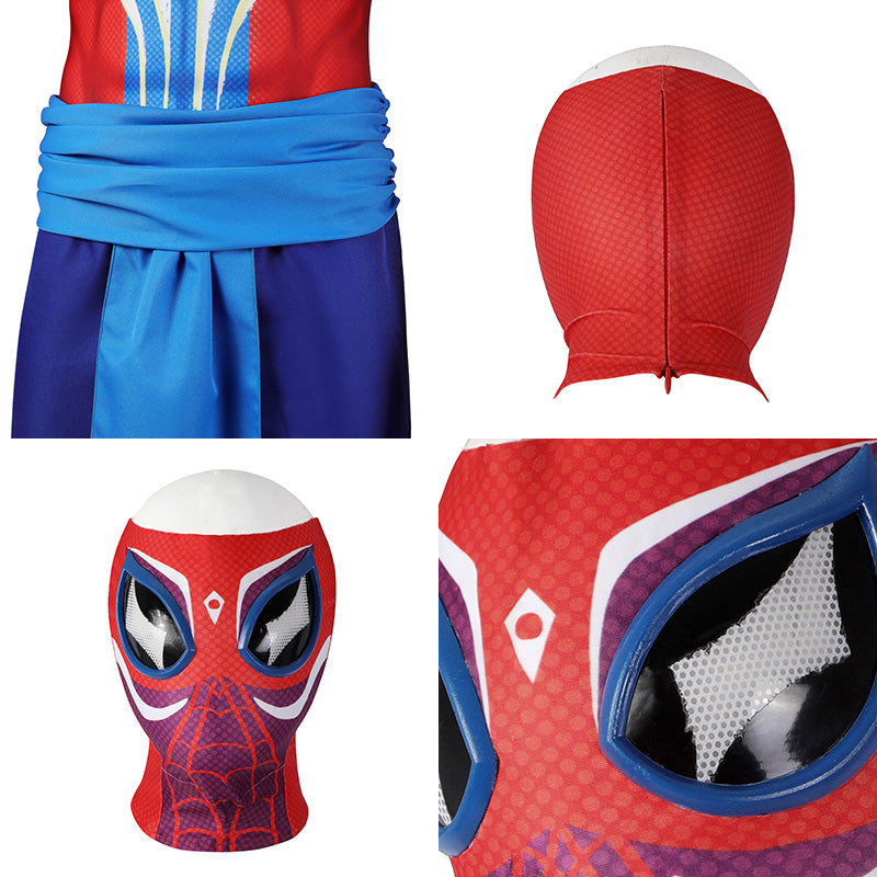Marvel Spider-Man: Across The Spider-Verse Spider-Man India Pavitr Prabhakar Cosplay Costume