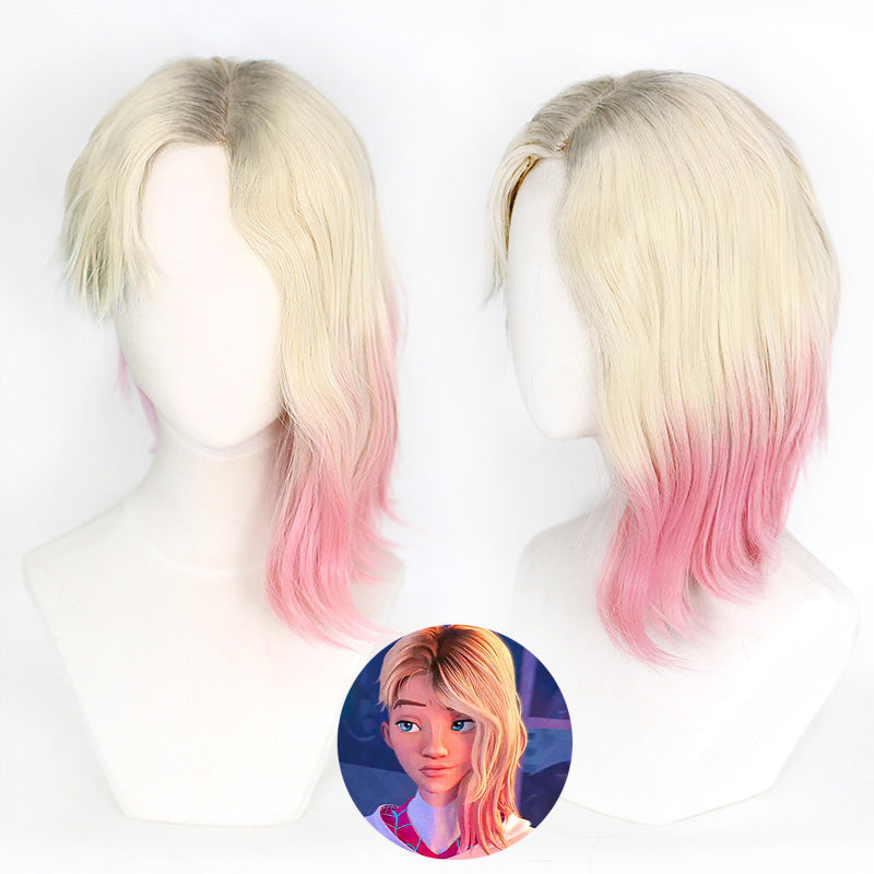 Marvel Spider-Man: Across the Spider-Verse Gwen Stacy Cosplay Wig