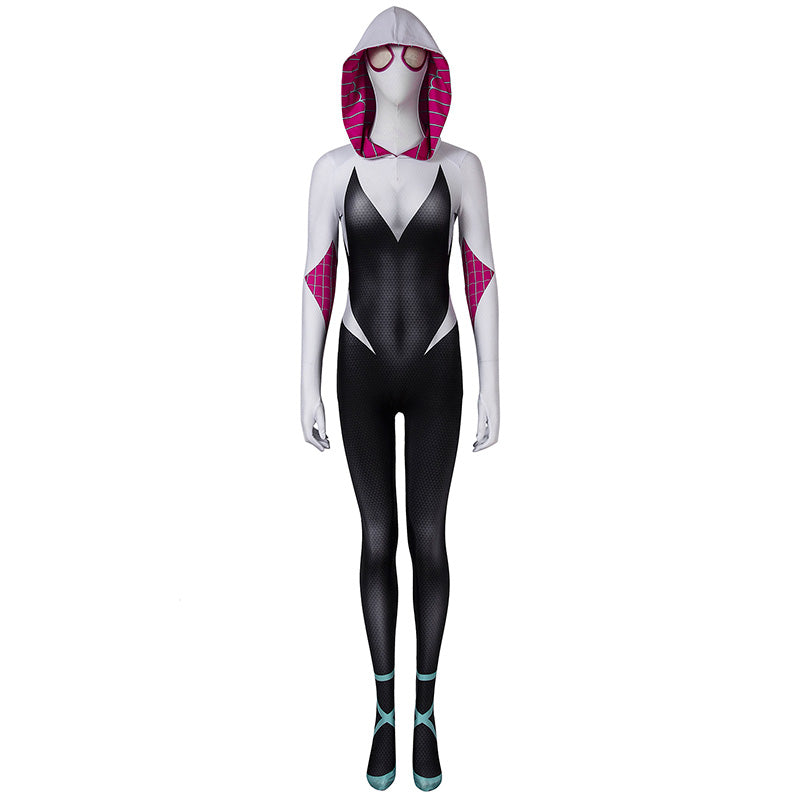 Marvel Spider-Man: Into The Spider-Verse Gwen Stacy Cosplay Costume