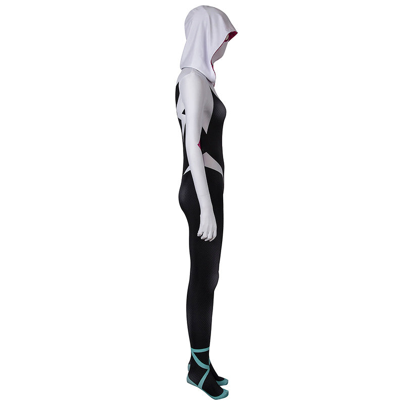 Marvel Spider-Man: Into The Spider-Verse Gwen Stacy Cosplay Costume