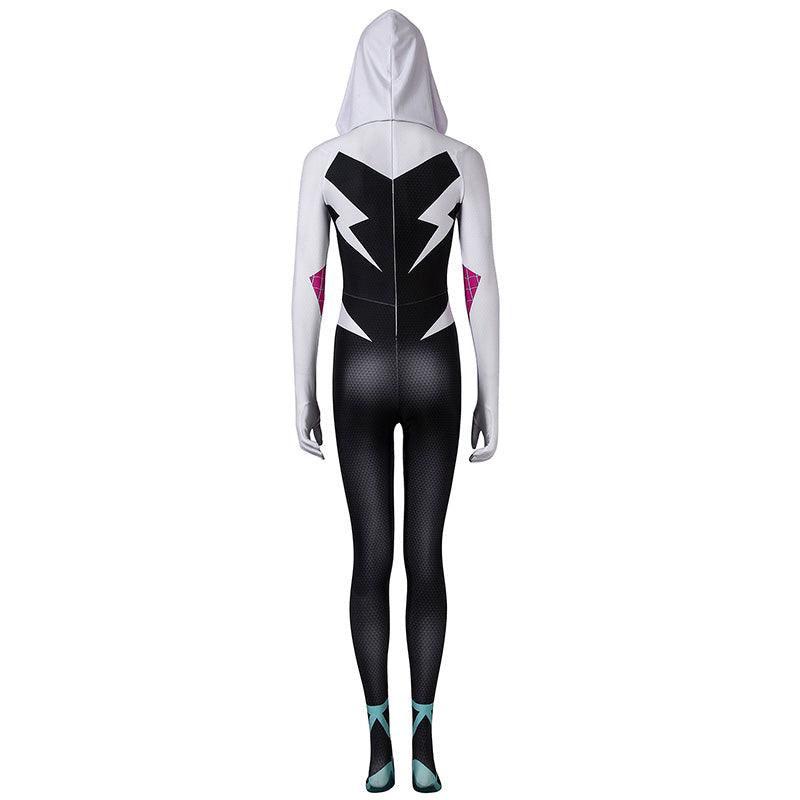 Marvel Spider-Man: Into The Spider-Verse Gwen Stacy Cosplay Costume