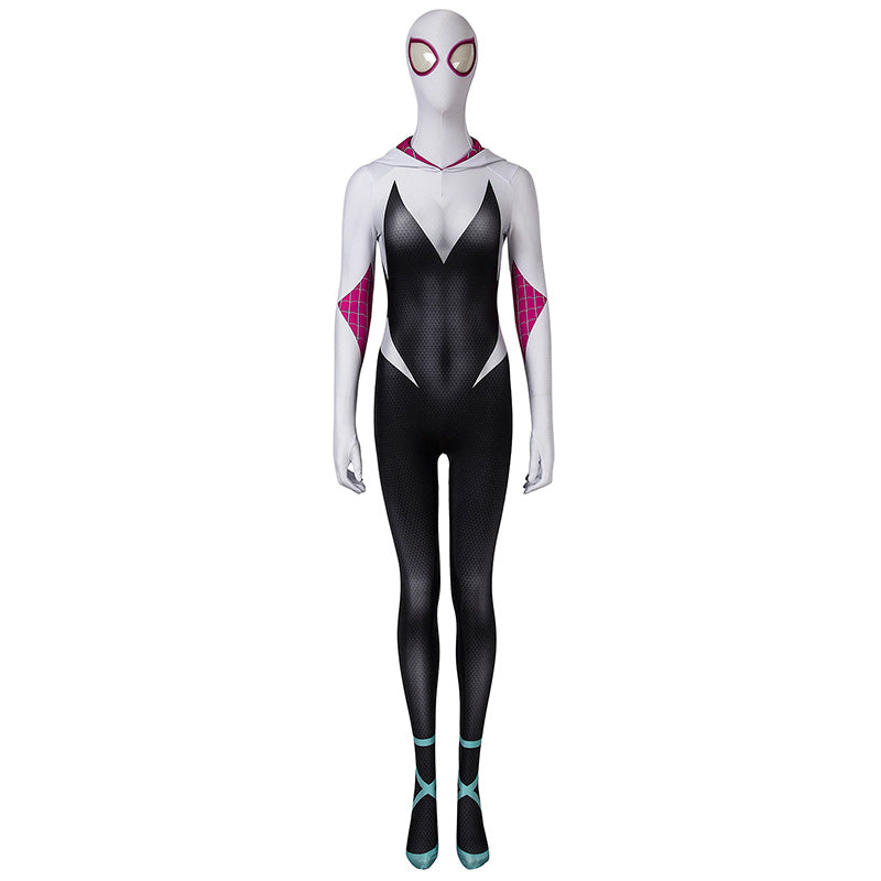 Marvel Spider-Man: Into The Spider-Verse Gwen Stacy Cosplay Costume