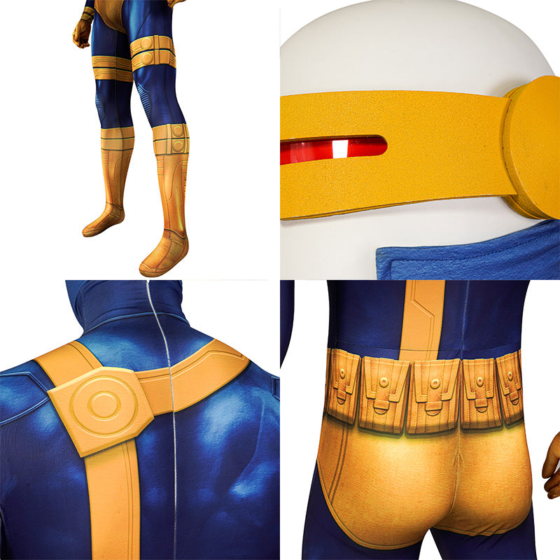 Marvel X-MenScott Summers Cyclops Cosplay Costume