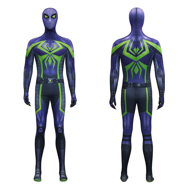 Marvel's Spider-Man 2 Miles Morales Purple Reign Suit Cosplay Costume