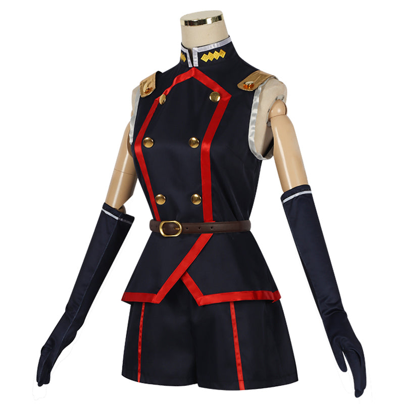 Mato Seihei no Slave Chained Soldier Shushu Suruga Cosplay Costume