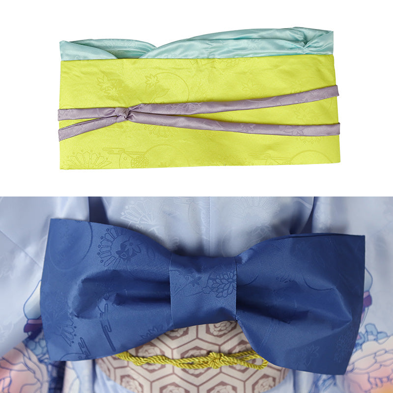 My Happy Marriage Watashi no Shiawase na Kekkon Miyo Saimori Blue Kimono Cosplay Costume