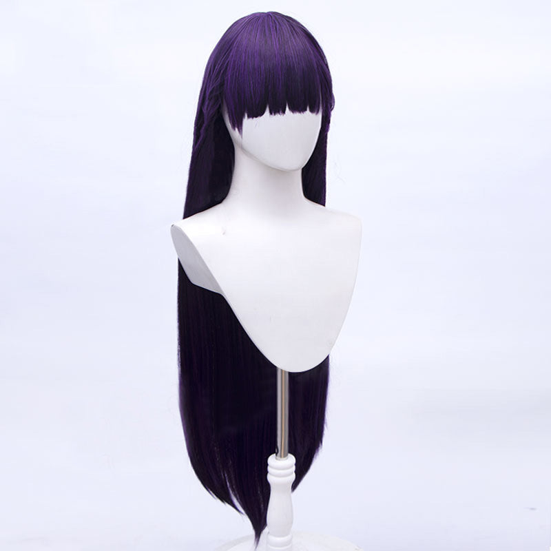 My Happy Marriage Watashi no Shiawase na Kekkon Miyo Saimori Black Purple Cosplay Wig