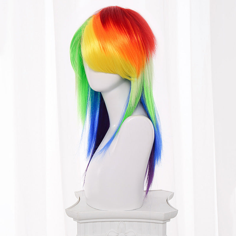 My Little Pony: Friendship Is Magic Rainbow Dash A Edition Cosplay Wig