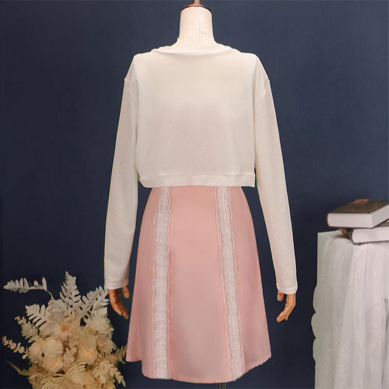 Nana Nana Komatsu Pink Dress Cosplay Costume