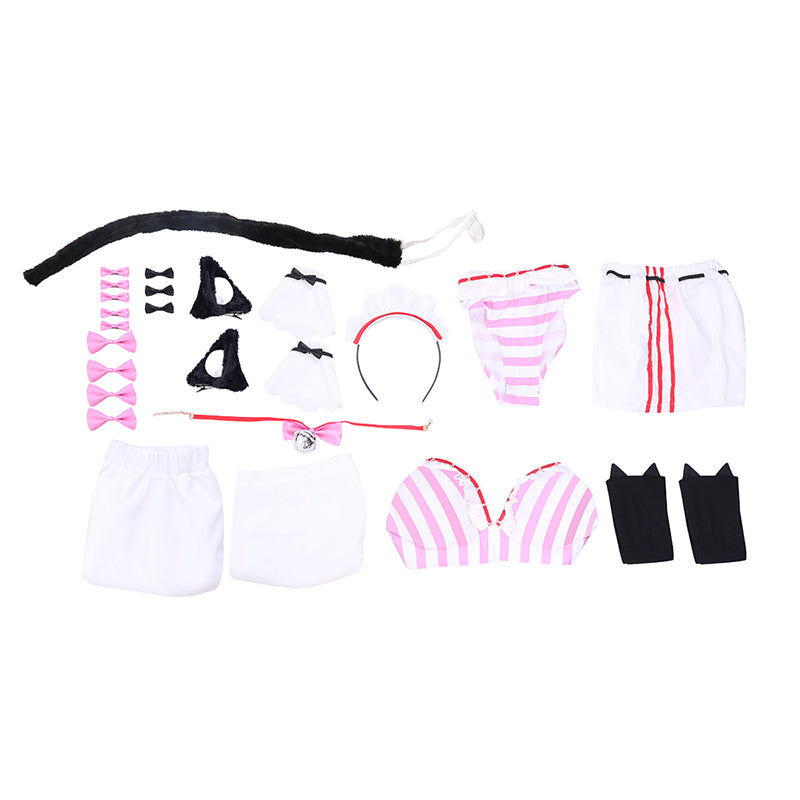 Nekopara Chocola Swimsuit Cosplay Costume
