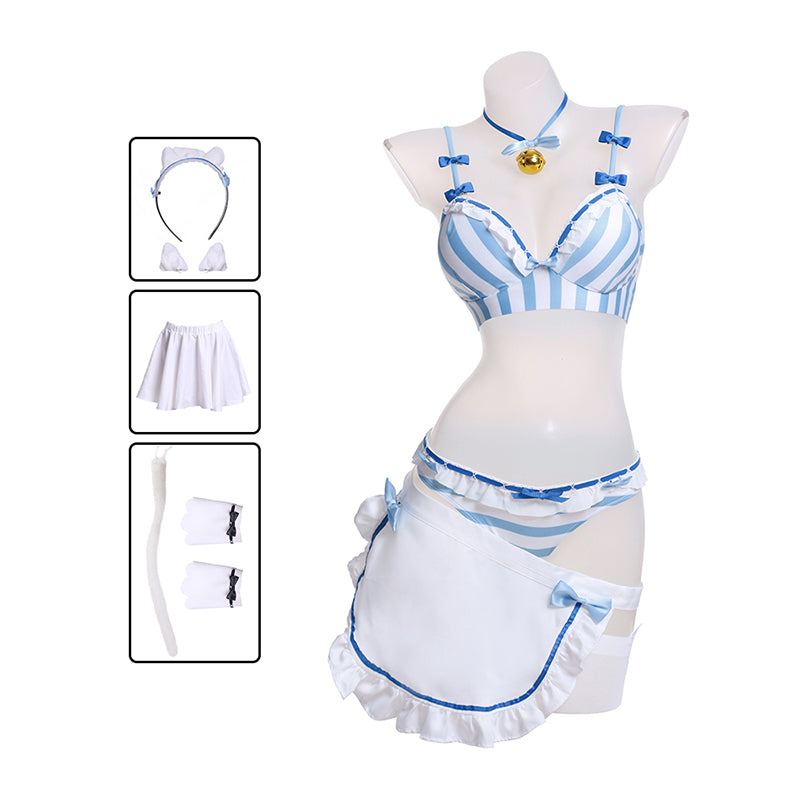 Nekopara Vanilla Swimsuit Cosplay Costume