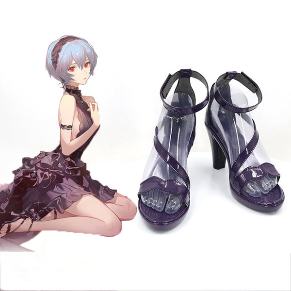 Neon Genesis Evangelion EVA Myethos Rei Ayanami Cosplay Shoes