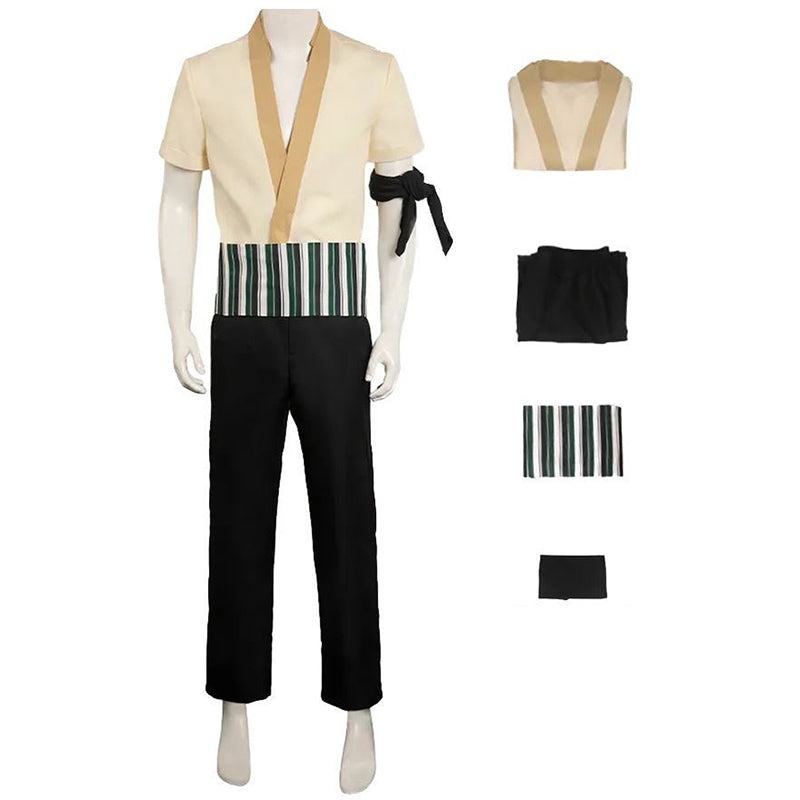 Netflix One Peice Roronoa Zoro Cosplay Costume