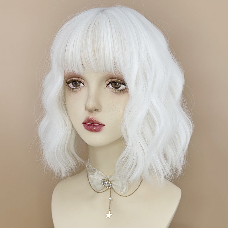 Anime White Female Cosplay Wig