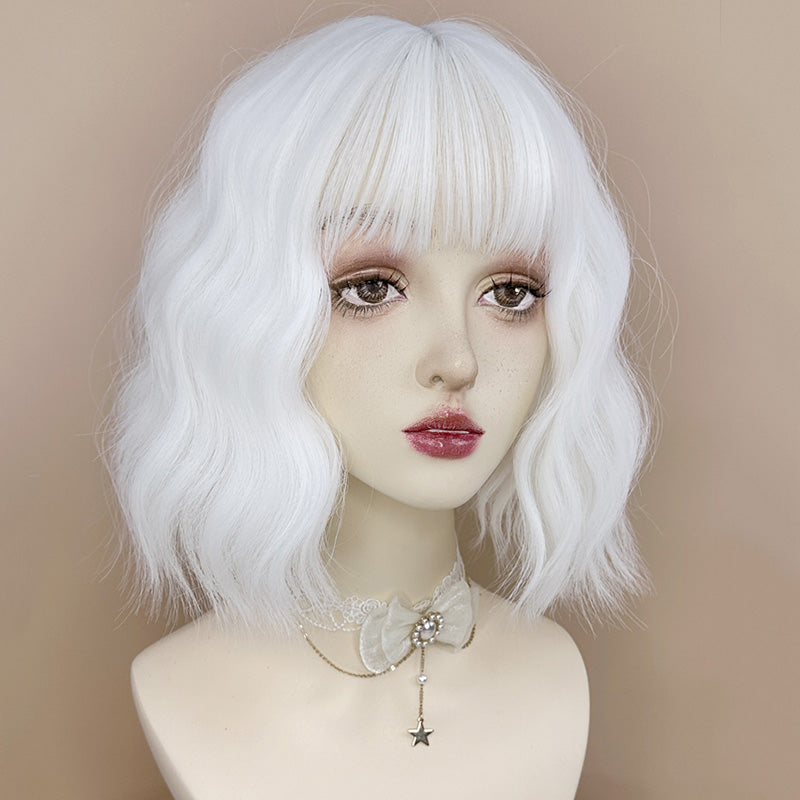 Anime White Female Cosplay Wig