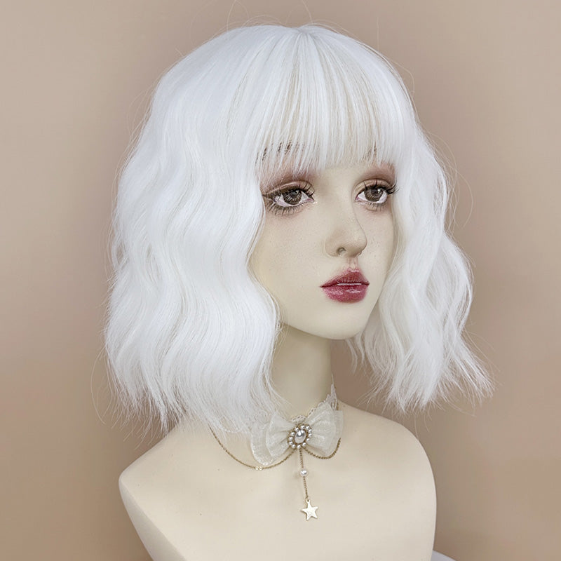 Anime White Female Cosplay Wig