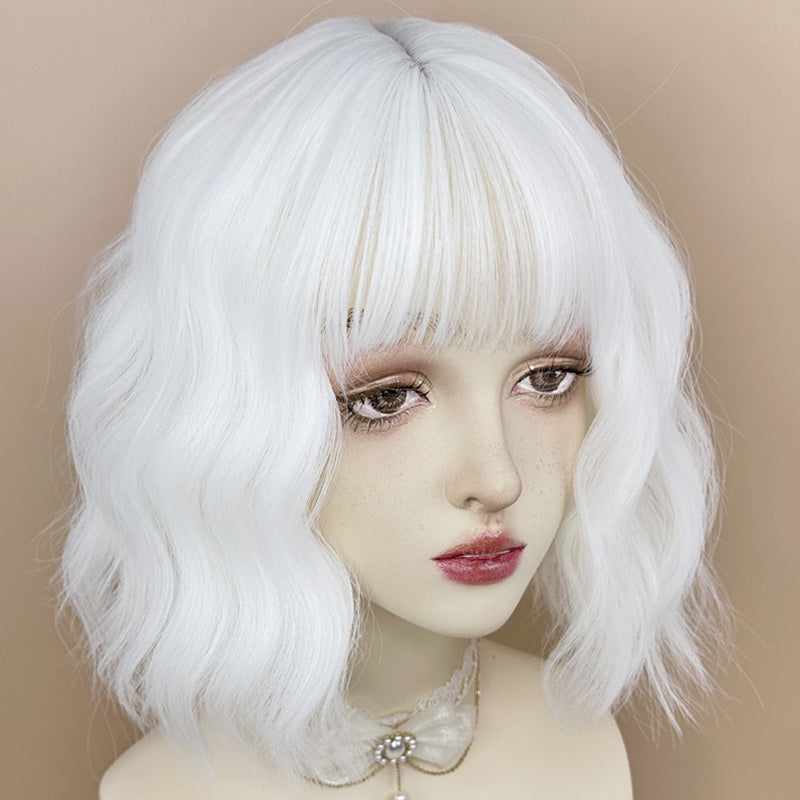 Anime White Female Cosplay Wig
