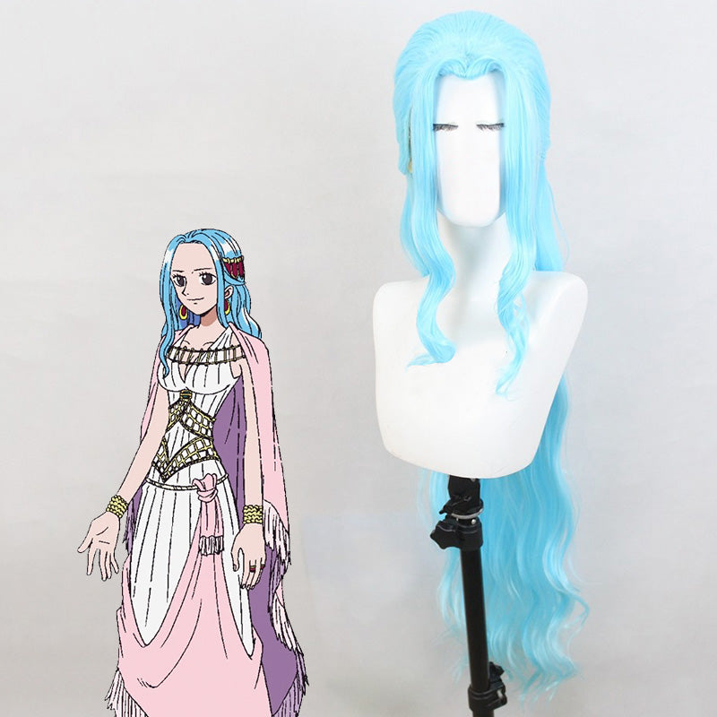 One Piece Nefeltari Vivi Cosplay Wig