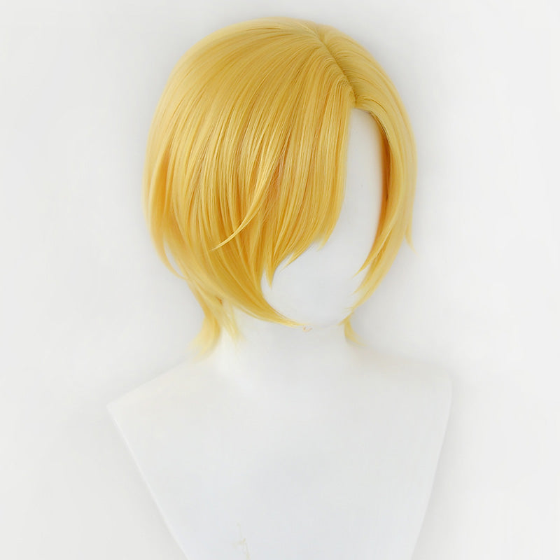 Anime Golden Wig Short Wig Cosplay Wig