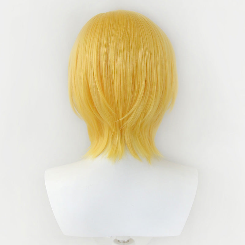 Anime Golden Wig Short Wig Cosplay Wig