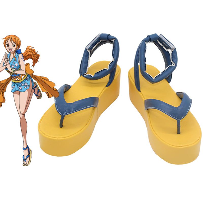 One Piece Wano Country Arc Nami Cosplay Shoes