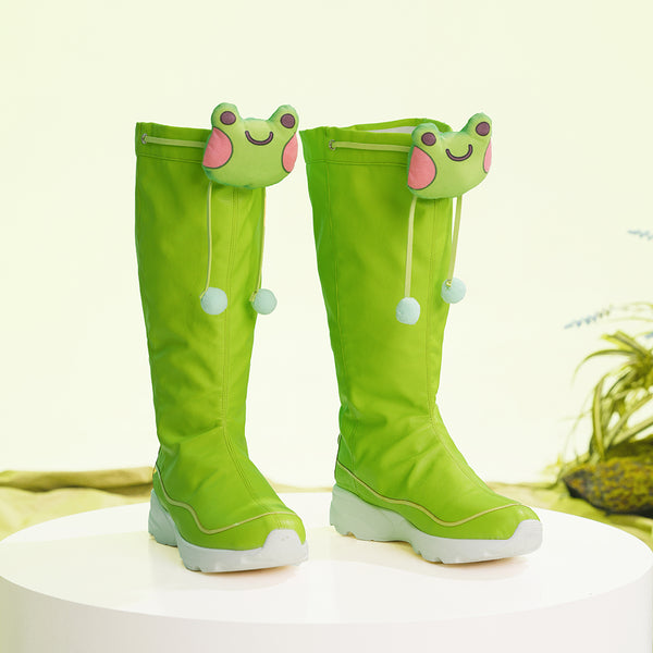 Overwatch 2 Rainy Day Mei Skin Shoes Cosplay Boots