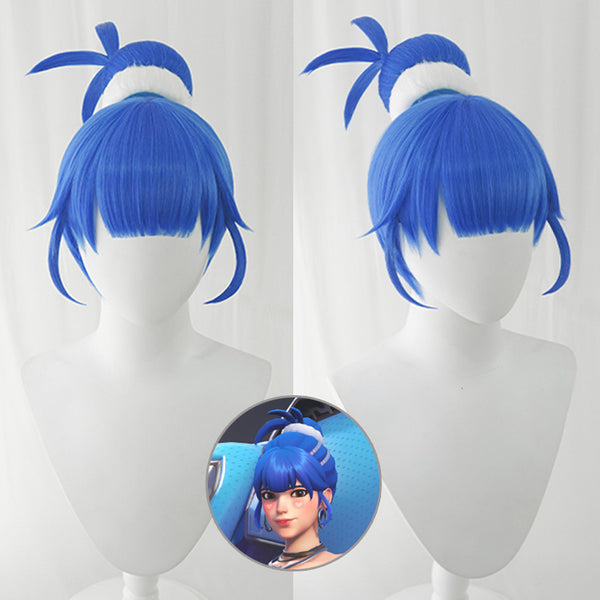 Overwatch 2 x LE SSERAFIM DVA Fearless D.VA Cosplay Wig