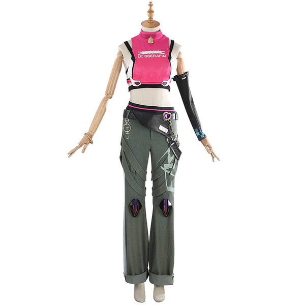 Overwatch 2 x LE SSERAFIM Juno Cosplay Costume