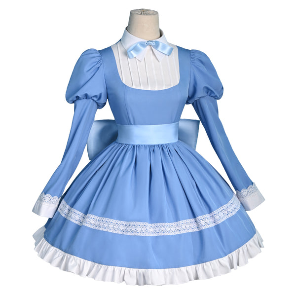 Panty And Stocking With Garterbelt Stocking Blue Dress Cosplay Costume