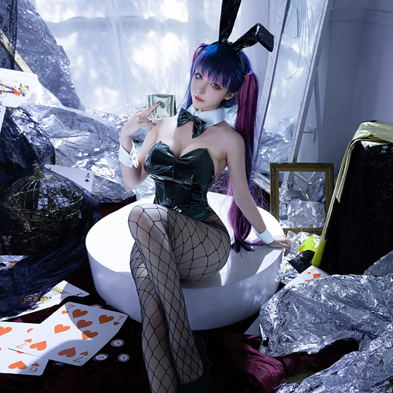 Panty And Stocking With Garterbelt Stocking Bunny Girl Cosplay Costume