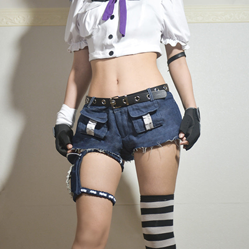 Panty And Stocking With Garterbelt Stocking Police Officer Cosplay Costume