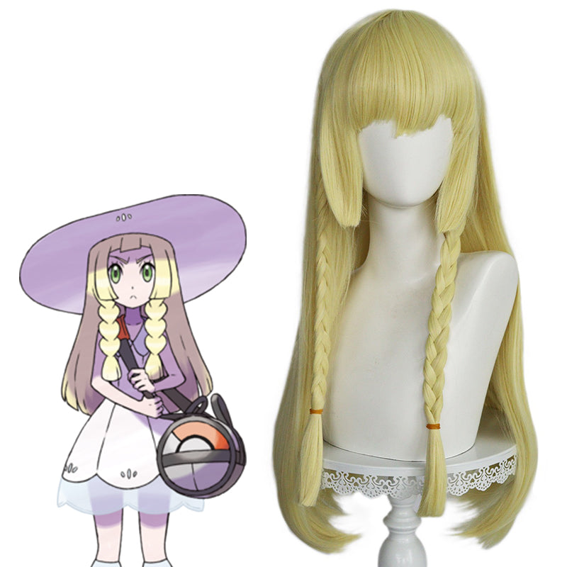 Pokemon Pokémon Sun and Moon Lillie Cosplay Wig