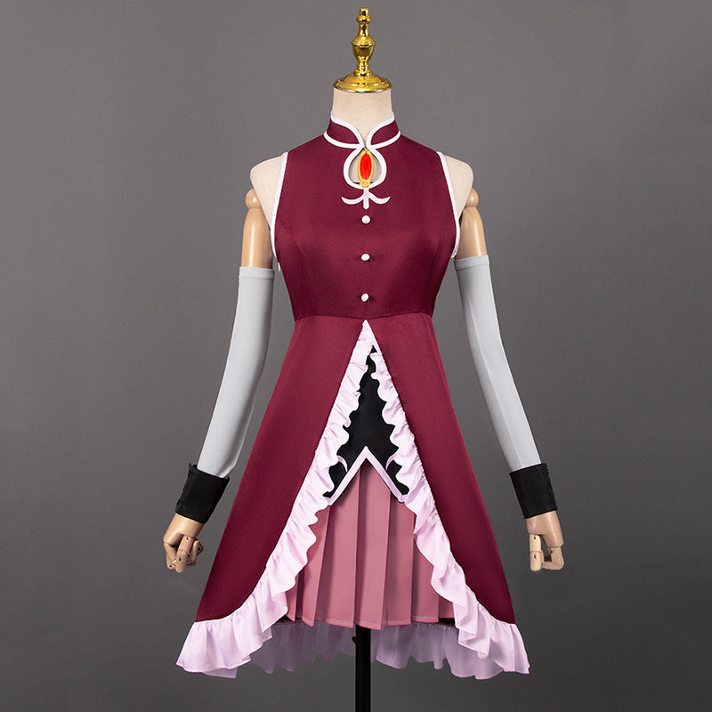 Puella Magi Madoka Magica Kyoko Sakura Cosplay Costume